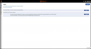Security alert push notification alert shown on a screen.